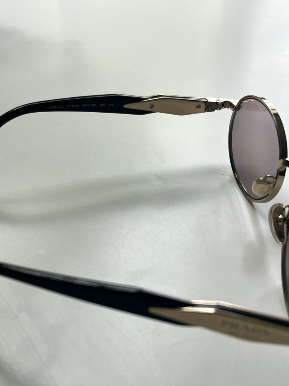 Prada gold Frame Sunglasses with dark Lenses. - Picture 7 of 10